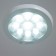 Lamp with the sound sensor "Lyra" LED 12W white 29x29x4.5 cm