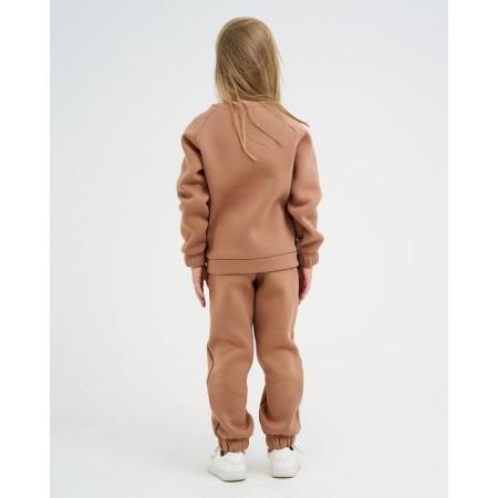 Children's costume with the basis (jumper, trousers) KAFTAN "BASIC Line" R.38 (146-152), coffee-10