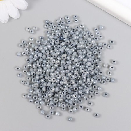 Glass beads 6/0 "graphite" translucent mother -of -pearl 450 grams-1