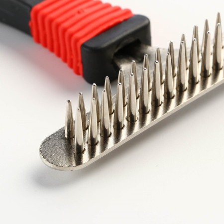 Comb-grade 2-ribs, 11 x 15.5 cm, black-red-2