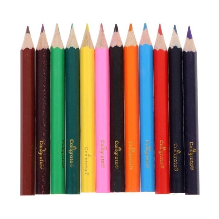 Color's pencils "Princess", mini, 12 colors, wooden building, hexagonal-2