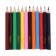 Color's pencils "Princess", mini, 12 colors, wooden building, hexagonal