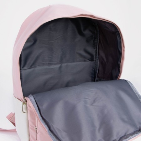 Youth backpack from lightning textiles, 2 pockets, pink color-3