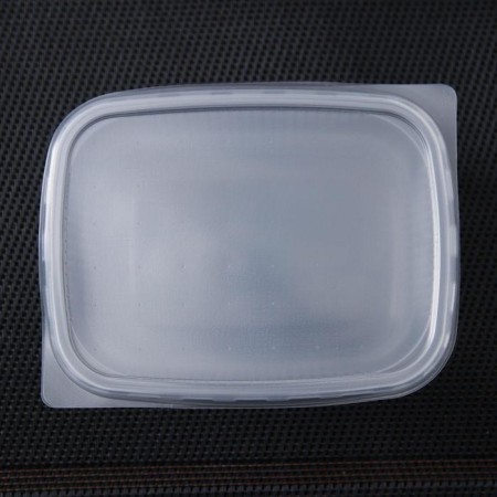A set of plastic disposable containers, 250 ml, 10.8 × 8.2 cm, 5 pcs, with a lid, the color is transparent-2