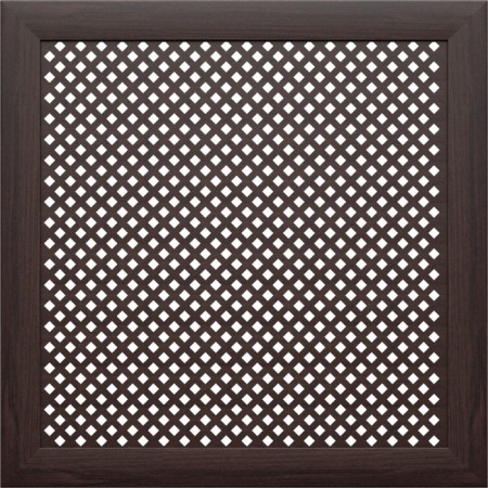 Screen for radiator, Gloria, Wenge, 60x60 cm