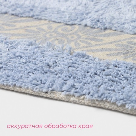House rug of Venzel, 50 × 80 cm, blue color-2