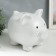 Pigger Ceramics "Pig - White Krakelyur" 30x22x26 cm