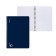 Notebook B5 100 sheets, a cage on a spiral, Erichkrause, "IQ fineline classic" Plastic cover blue