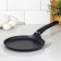 Pancake pan, d = 20 cm, plastic handle, anti -stick coating, dark marble color
