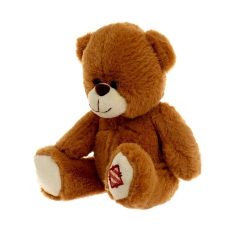 Soft toy "Bear", a cage bow, 20 cm, color mix-1