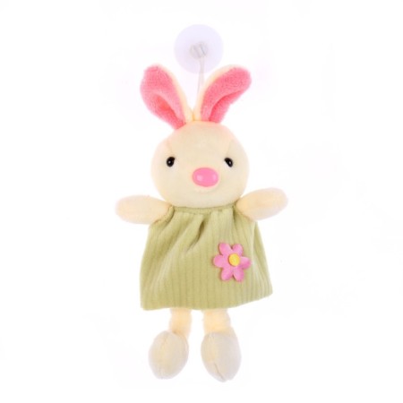 Soft toy "Bunny in a dress", on a priosk, color mix
