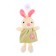 Soft toy "Bunny in a dress", on a priosk, color mix