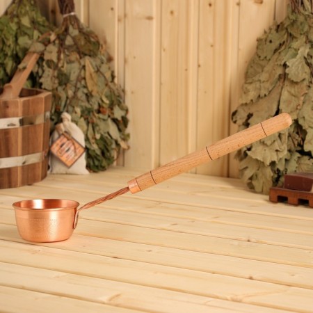 Copper bucket, 0.2l, with a handle-8