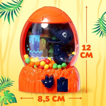 Automat for Dino sweets, with sweets, color mix-1