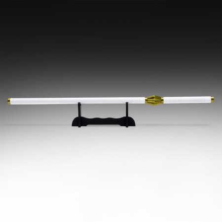 Souvenir weapon "Pachi katana" 100 cm, white with gold, on a stand-2