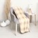 Ardenza Basic 130x170cm plaid, beige, fleece, 160g/m, PE 100%