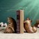 Holder-stand for the books "Two cats" set, bronze, 15cm