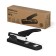 The stapler is powerful, up to 70 sheets, erichkrause, staples No. 24/6, 23/6, 23/8, 23/10, accommodates up to 100 brackets, black