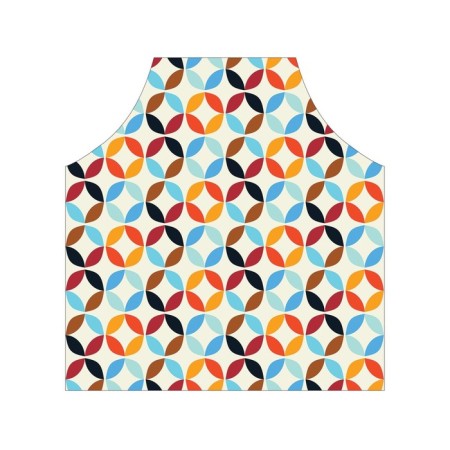 Apron kitchen with a photo print "Star Rings", adjustable, size OS-2