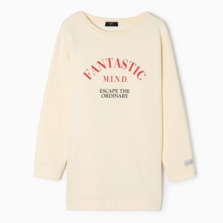 A sweaty female sweatshirt with the basis of Mist Cozy Style, milk, size 60