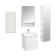 Aquaton Skandi Carder Mirror, 55 cm, white color