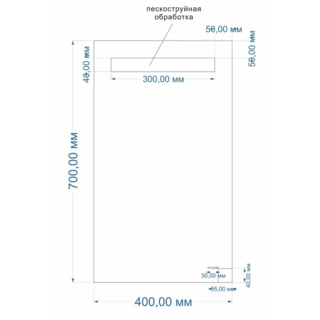 Cersanit Led 010 Base, 40x70 cm, with backlight-4