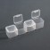 Organizer for decor, 14 blocks, 4 cells, 21 × 17.5 × 2.7 cm, the color is transparent
