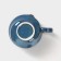Ceramic "shell" mug, 320 ml, blue color