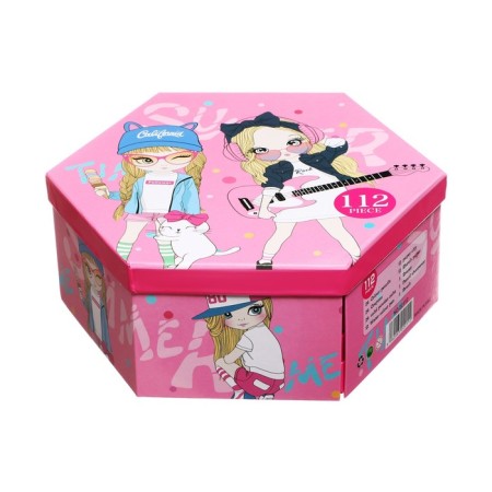 Drawing set, 112 items, mix-7