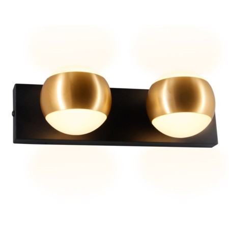 Wall rotary lamp with AMBRELLA LIGHT, WALL, FW575, G9, Black Sand, Gold-2