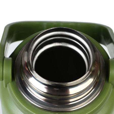 Thermos, 1.1 l, the Master K trail, with a circle, retains heat up to 12 hours, green-4
