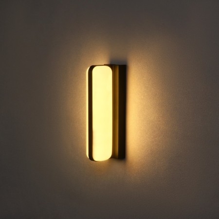 Facade lamp "Ellipse", FSD-029, 24 W, 3000K, IP65, 220 V, plastic, black-1