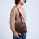 Male bag, brown color