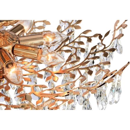 Ceiling chandelier Sofia 8xe14 40w, size 60x60x25 cm, color gold-1