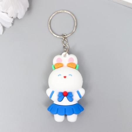 Trick rubber "Bunny in a blue suit" MIX 2.3x3.2x5 cm-1