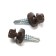 Roofing screws 5.5x25 mm, RAL8017 Brown color, 200 pcs.