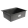 Kitchen sink Aflorn AF96050F, Sredal, S = 3.0 and 0.8 mm, 60x50x20 cm, siphon, graphite