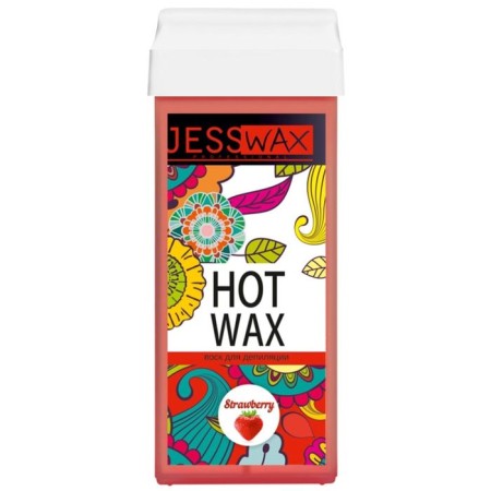 Wax for depilation in the Jesswax Cartridge "Strawberry", 100 ml