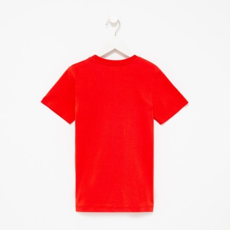 T -shirt children's, red color, height 128 cm-6