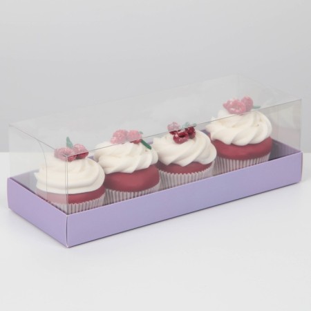 Confectionery box, packaging, Lavender, 26, 2 x 8 x 9.7 cm