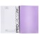 A4 notebook, 96 sheets in a cage, progressive, plastic cover, block 65 g/m2, purple