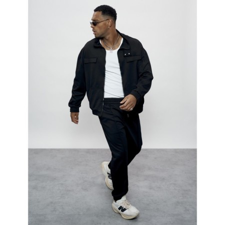 Sports suit men's, size 56, black color-8