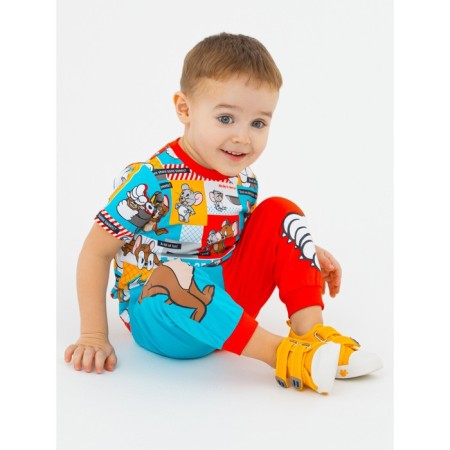 Set for a boy PlayTode: T -shirt and trousers, height 86 cm-4