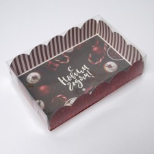 Box for confectionery products with PVC cover 
