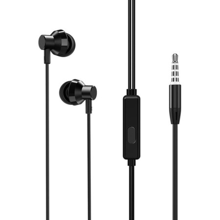 Headphones Borofone BM35 Farsighted, vacuum, microphone, jack 3.5 mm, cable 1.2 m, black-1