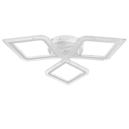 The chandelier is LED DIM. Losanga du 3 dir. , 72W white Ø71.5x7.5cm Ritter