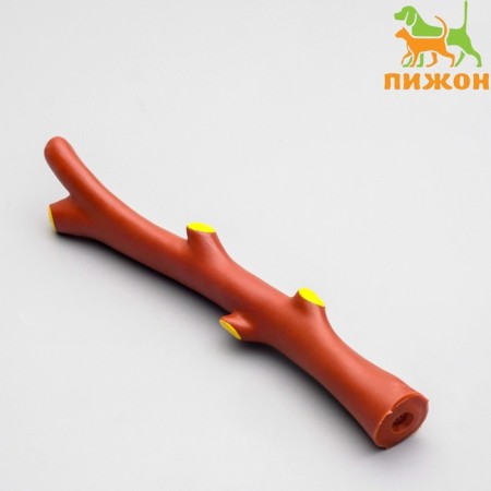 The squeak of "branch" for dogs, 21.5 cm, brown