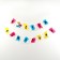Paper garland on the tape "Happy Birthday",