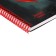 Note book A5, 96 sheets in the cage on the crest "Red Ball", solid cover, matte lamination, selective varnish, block 60 g/m2