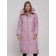 Coat insulated winter female, size 42, purple color